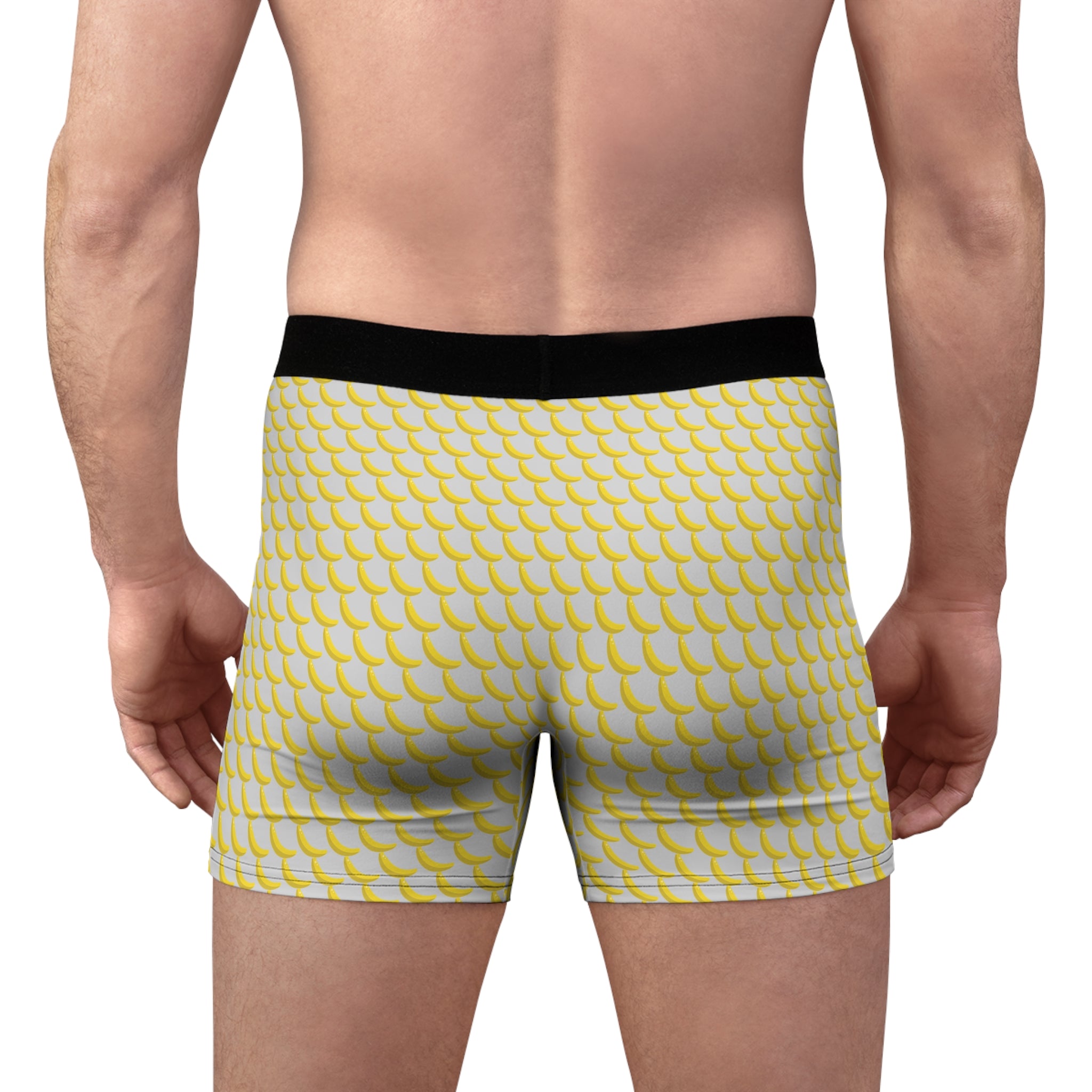 Yellow Banana Pattern Boxer Briefs