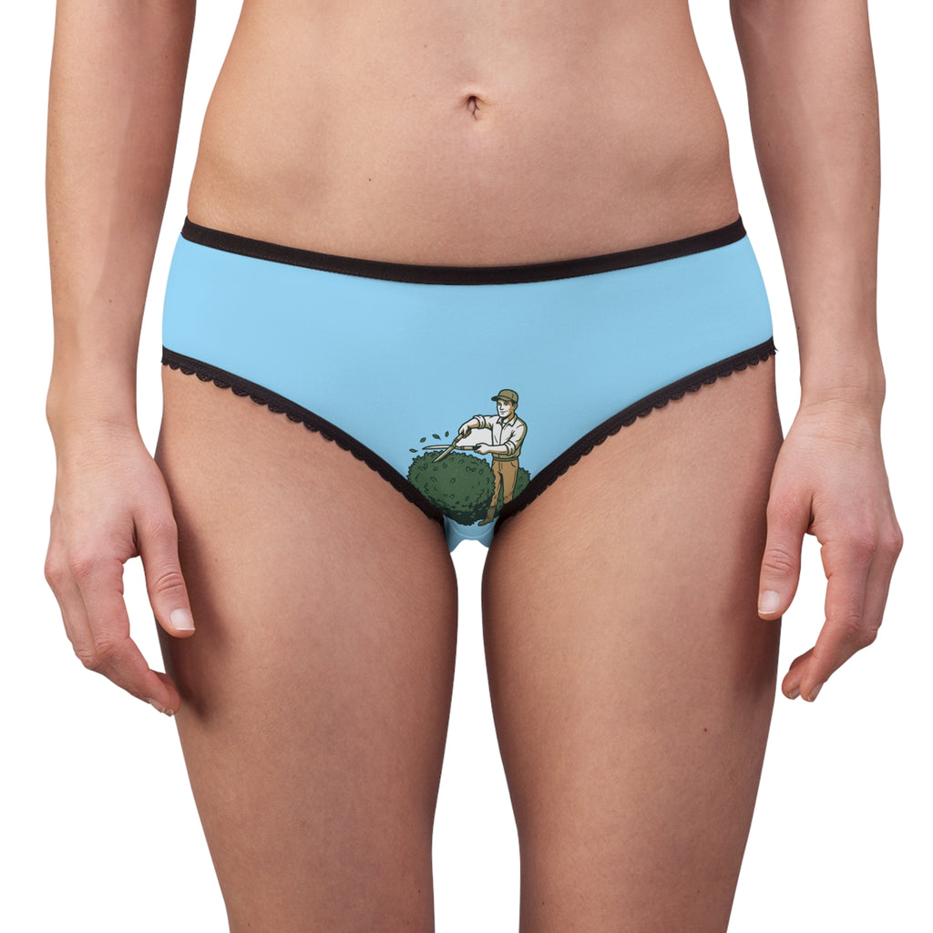 Gardener Trimming Hedge Panties