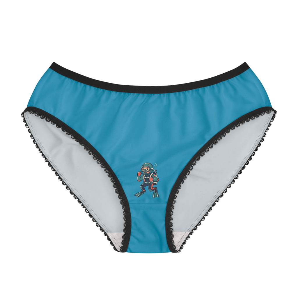 Blue Scuba Panties