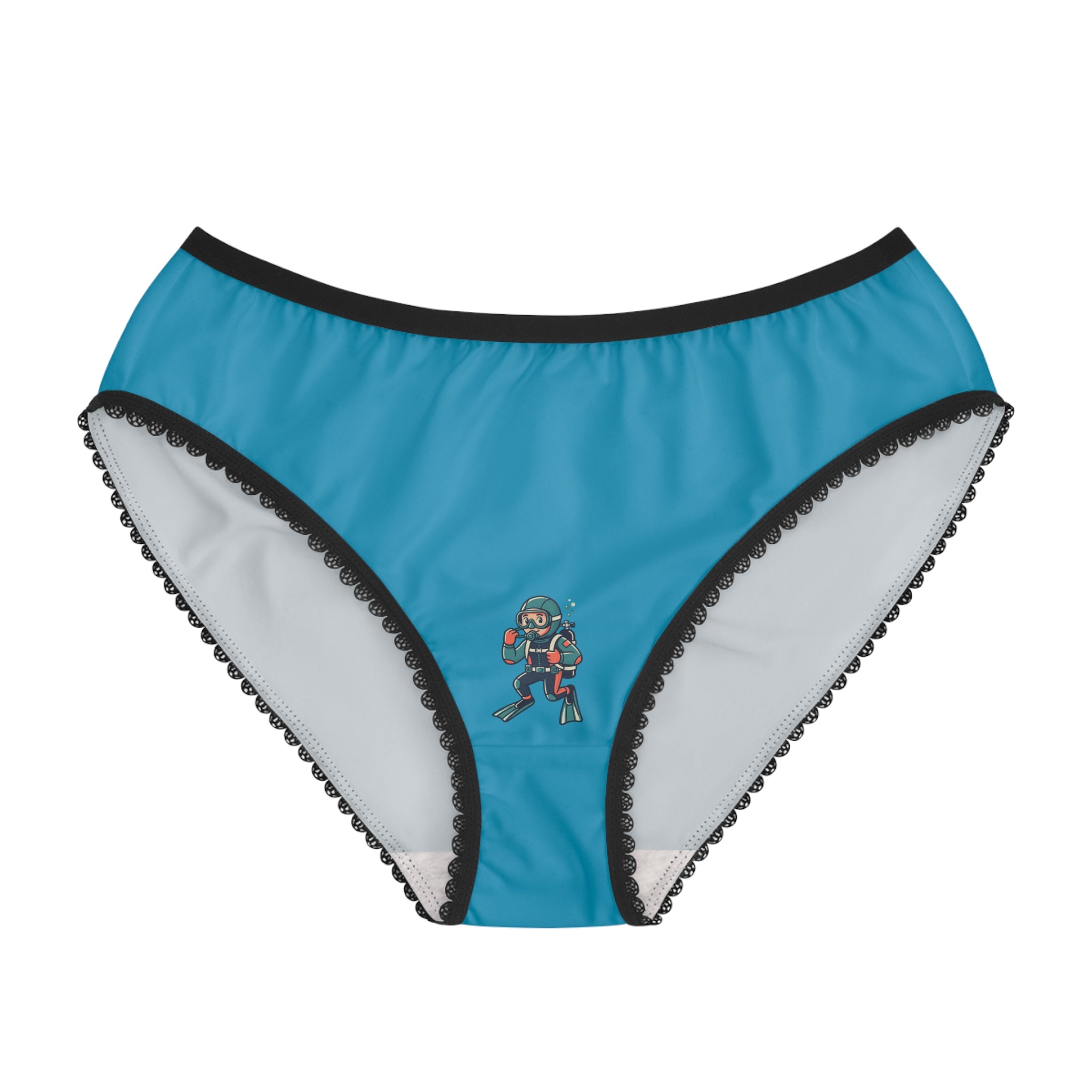 Blue Scuba Panties