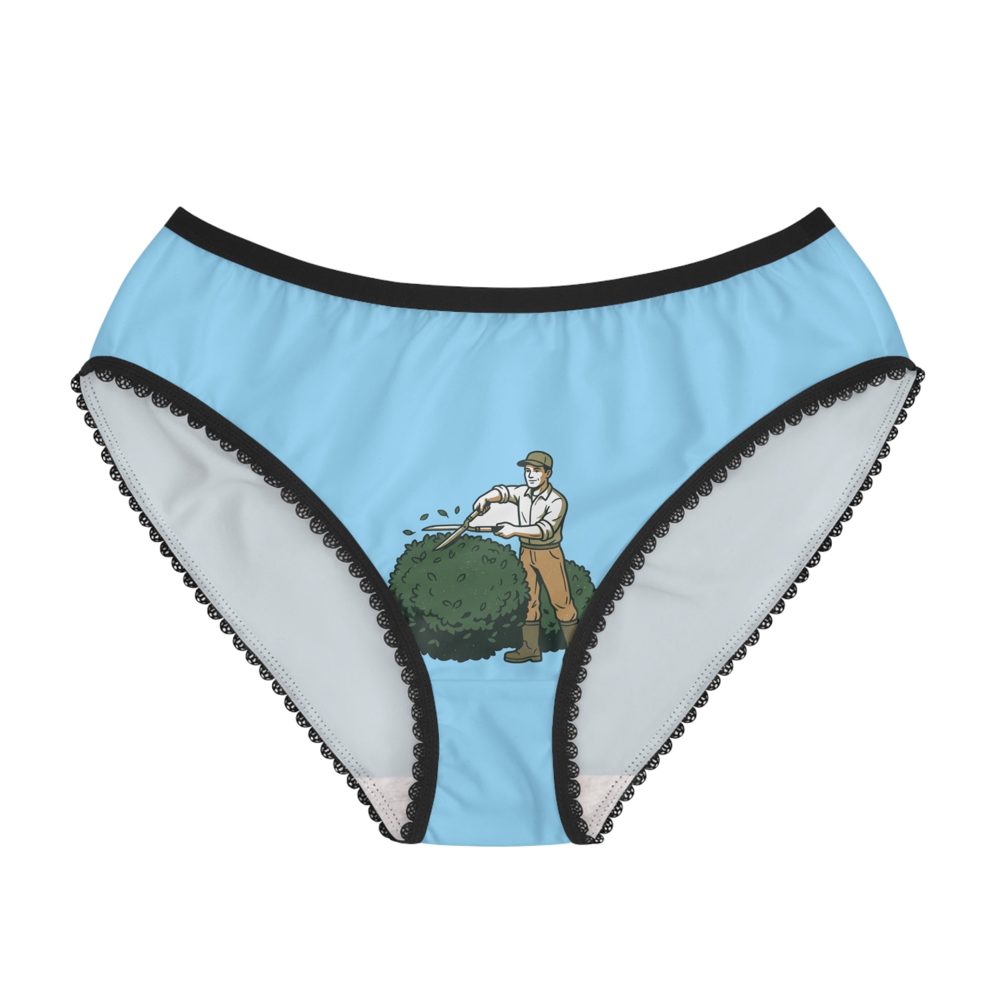 Gardener Trimming Hedge Panties