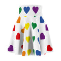 Rainbow Heart Skater Skirt
