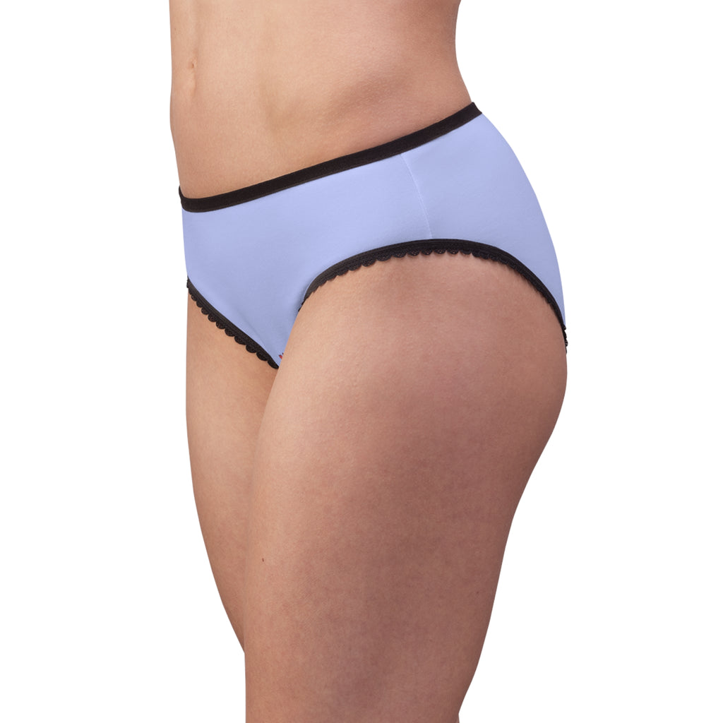 Lavender Heart Panties - Bend me over and fill me up