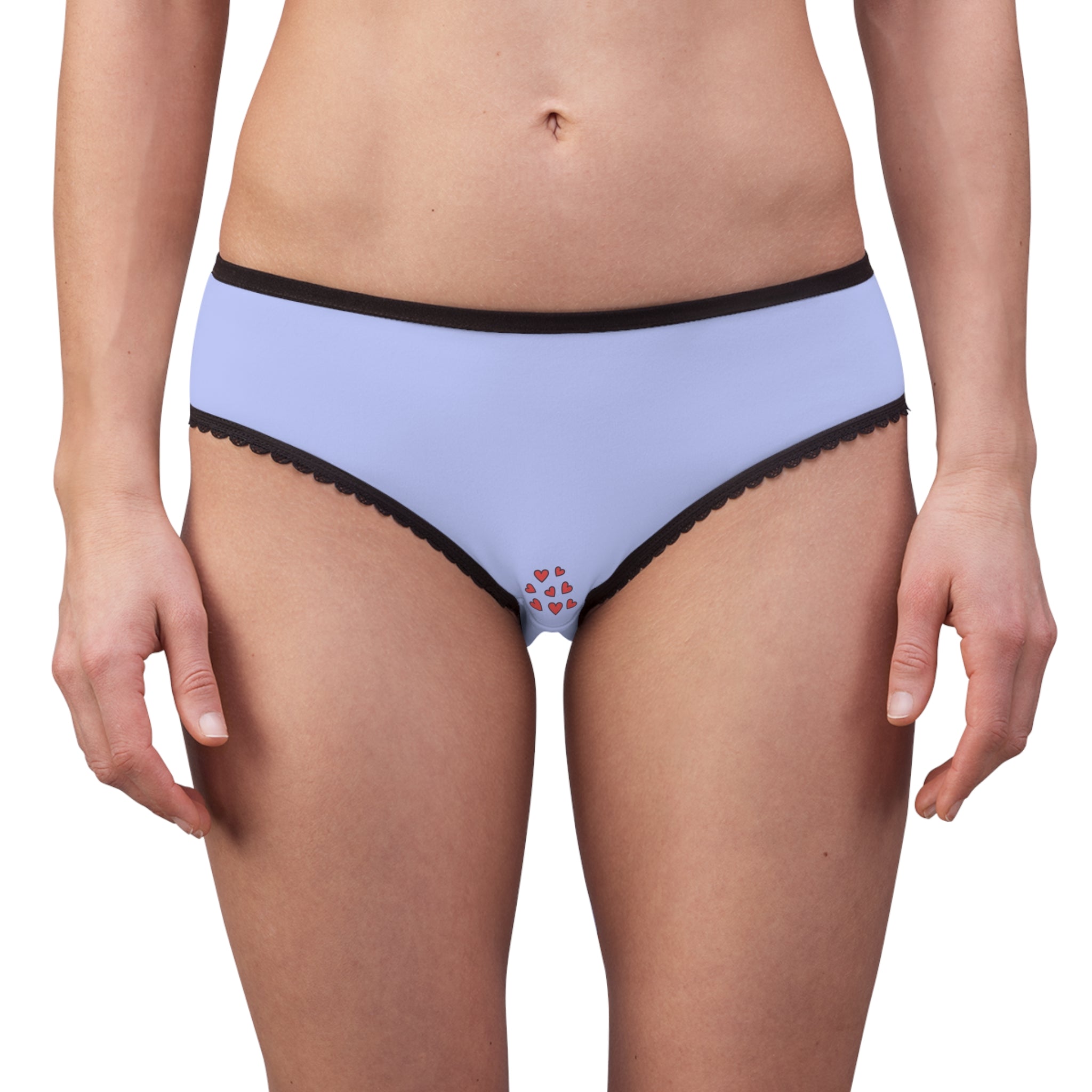 Lavender Heart Panties - Bend me over and fill me up